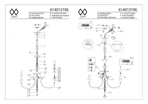 Потолочный светильник MW-Light Консуэло золотой 614013106