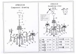 Потолочный светильник CHIARO Даниэль хром 479012116