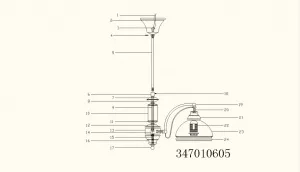 Потолочный светильник MW-Light Фелиция бронзовый 347010605