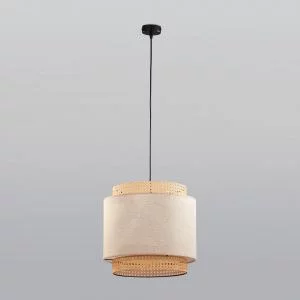 Подвесной светильник с тканевым абажуром TK Lighting Boho Nature 6301