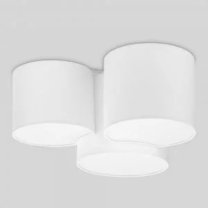 Потолочный светильник с тканевыми абажурами TK Lighting Mona White 3441