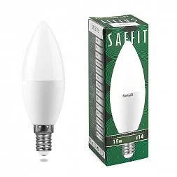 Лампа светодиодная SAFFIT SBC3715 Свеча E14 15W 230V 4000K