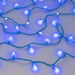 Светодиодная гирлянда ARD-STRING-CLASSIC-10000-BLUE-100LED-MILK-STD Blue (230V, 7W) (Ardecoled, IP65)