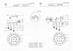 Потолочный светильник MW-Light Жаклин хром 465016304