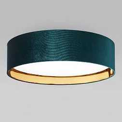 Потолочный светильник с тканевым абажуром TK Lighting Tercino Green 6138