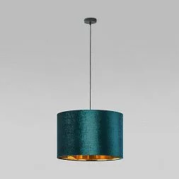 Подвесной светильник с тканевым абажуром TK Lighting Tercino Green 6170