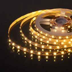 Светодиодная лента Лента светодиодная гибкая 12V 6W 60 Led S 2835 P20 теплый белый Elektrostandard a052852