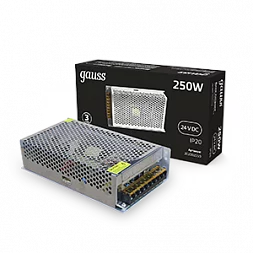 Блок питания Gauss 250W 24V IP20 1/36