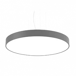 Светодиодный светильник "ВАРТОН" COSMO подвесной 120 Вт 1200*115 мм 4000К с рассеивателем опал RAL7045 серый муар