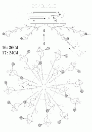 Потолочный светильник MW-Light Подснежник хром 294011618