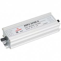 Блок питания ARPV-24100-A (24V, 4.2A, 100W) (Arlight, IP67 Металл, 3 года)