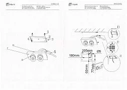 Настенный светильник De Markt Пунктум золотой 549020502