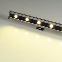 Светодиодный прожектор AR-LINE-1000L-48W-24V RGB-Day4000 (Grey, 15x45 deg, DMX512) (Arlight, Закрытый)