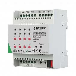 INTELLIGENT ARLIGHT Релейный модуль KNX-708-SW10-DIN (BUS, 8x10A)