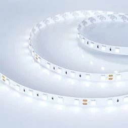 Лента RT 2-5000 24V Cool 8K 2x (5060, 300 LED, LUX) (Arlight, 14.4 Вт/м, IP20)