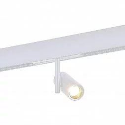 Магнитный трековый светильник Белый LED 1*8W 3000K 550Lm Ra>90 36° IP20 D42xH135 48VV SKYLINE 48 ST808.536.08