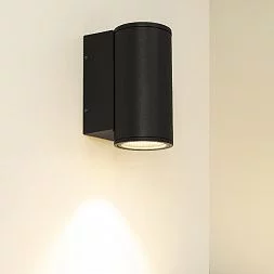 Светильник LGD-FORMA-WALL-R90-12W Warm3000 (BK, 44 deg, 230V) (Arlight, IP54 Металл, 3 года)